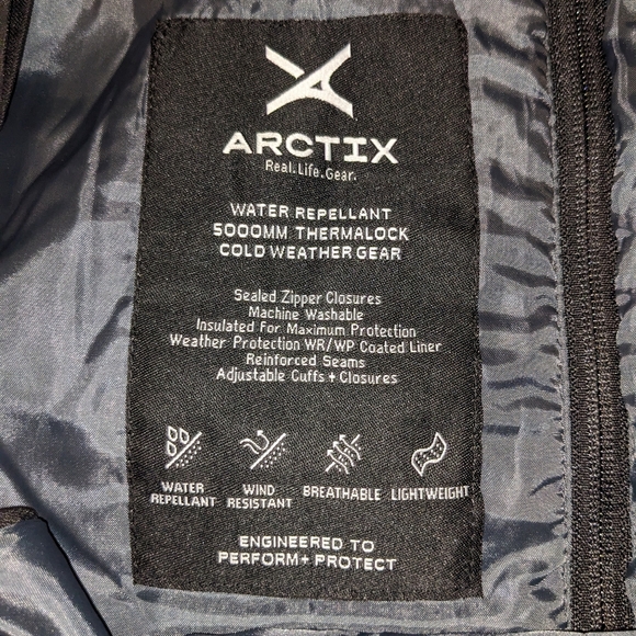 Arctix Real. Life. Gear. Women's Black Snow Bib Overalls - Picture 12 of 12
